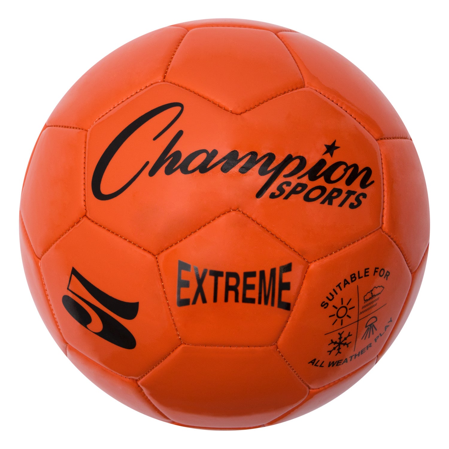 Extreme Soccer Ball Size 5 Orange