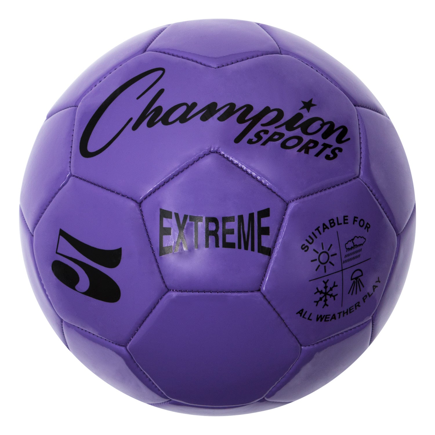 Extreme Soccer Ball Size 5 Purple