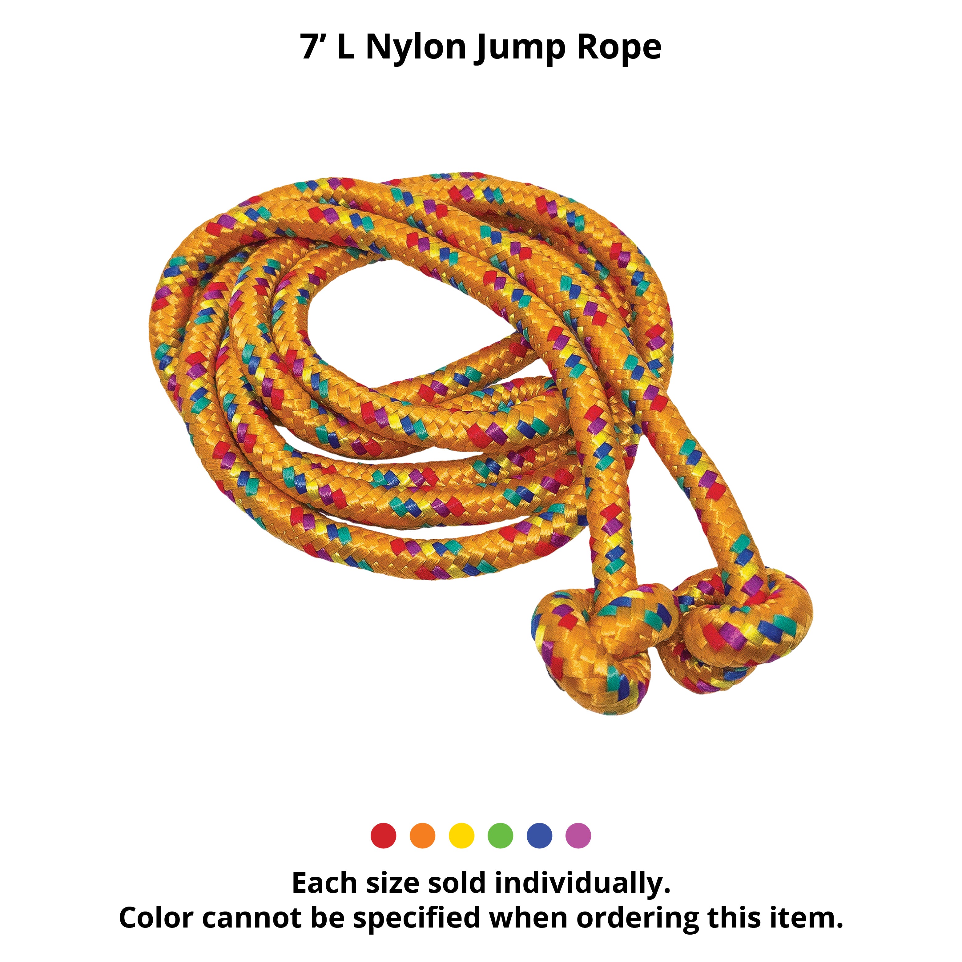 7 FT Nylon Braided Jump Rope