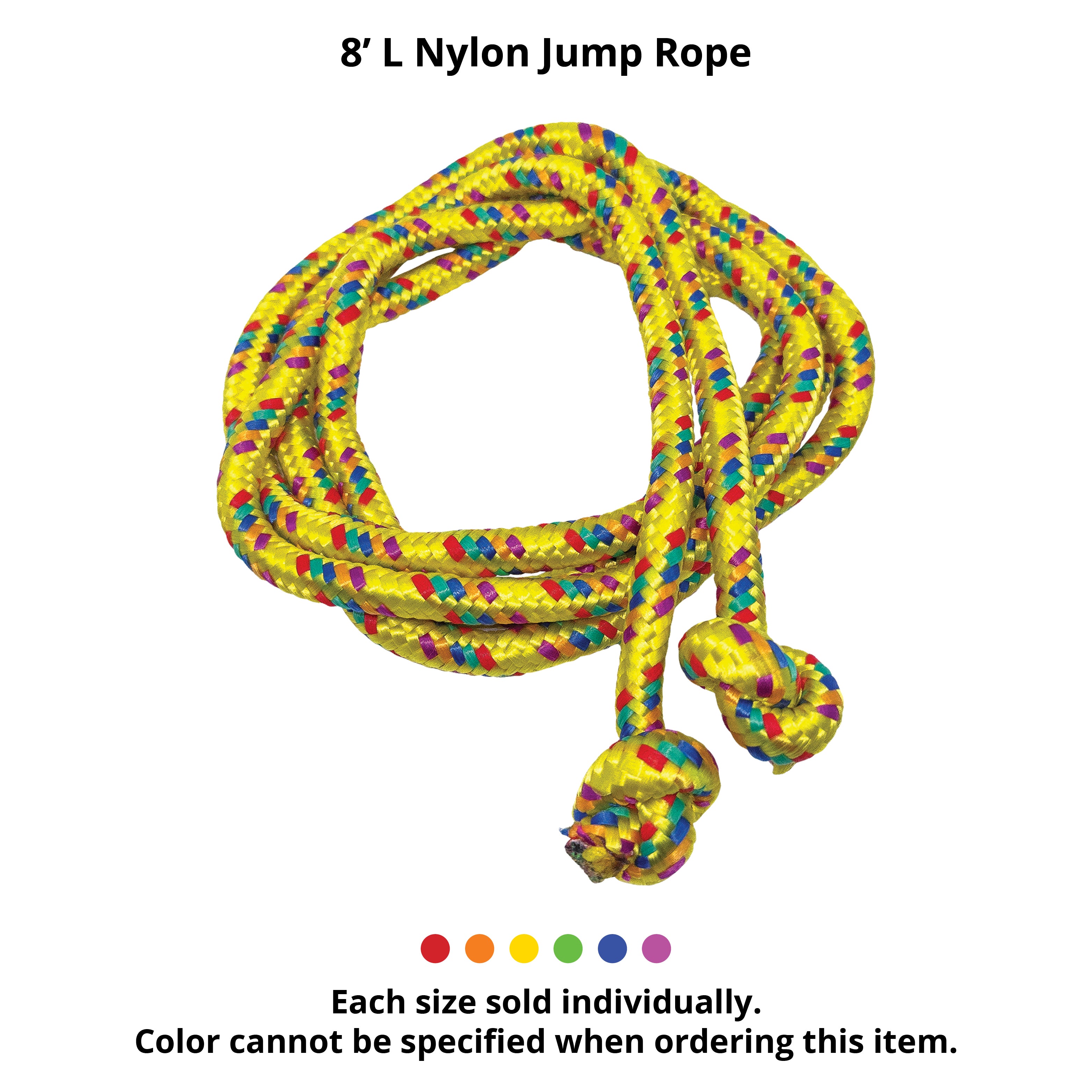 8 FT Nylon Braided Jump Rope