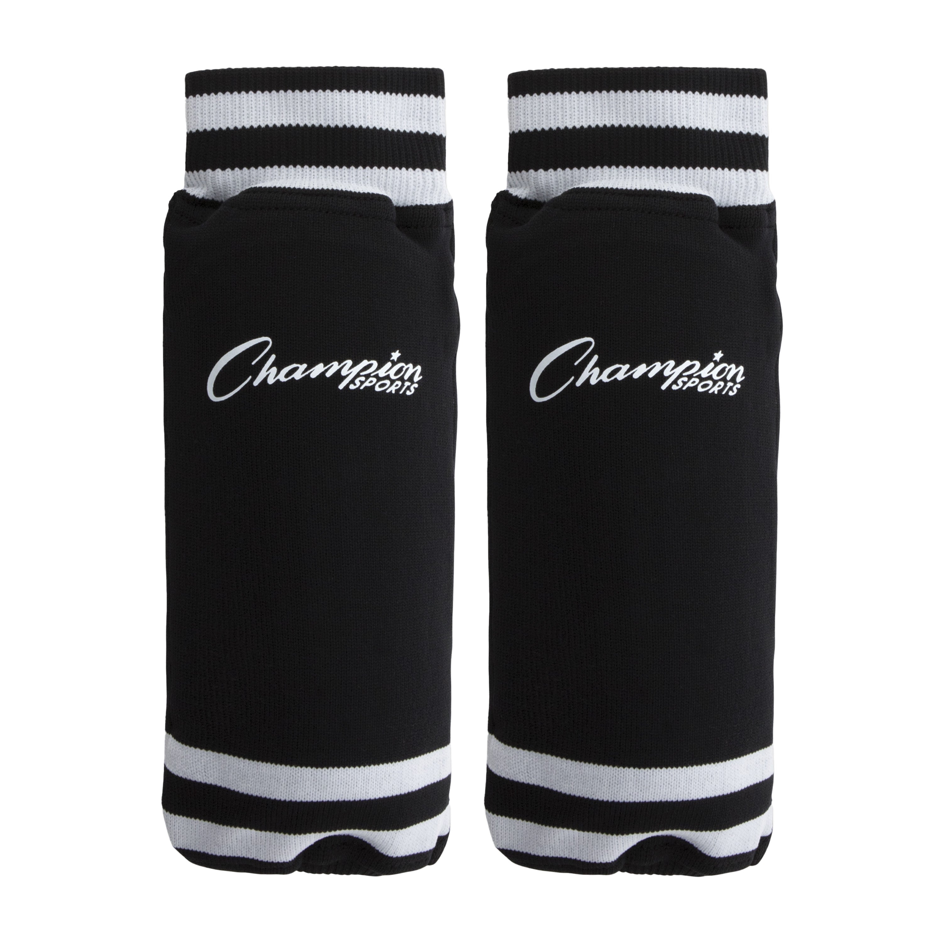 Sock Style Soccer Shin Guard Large Black