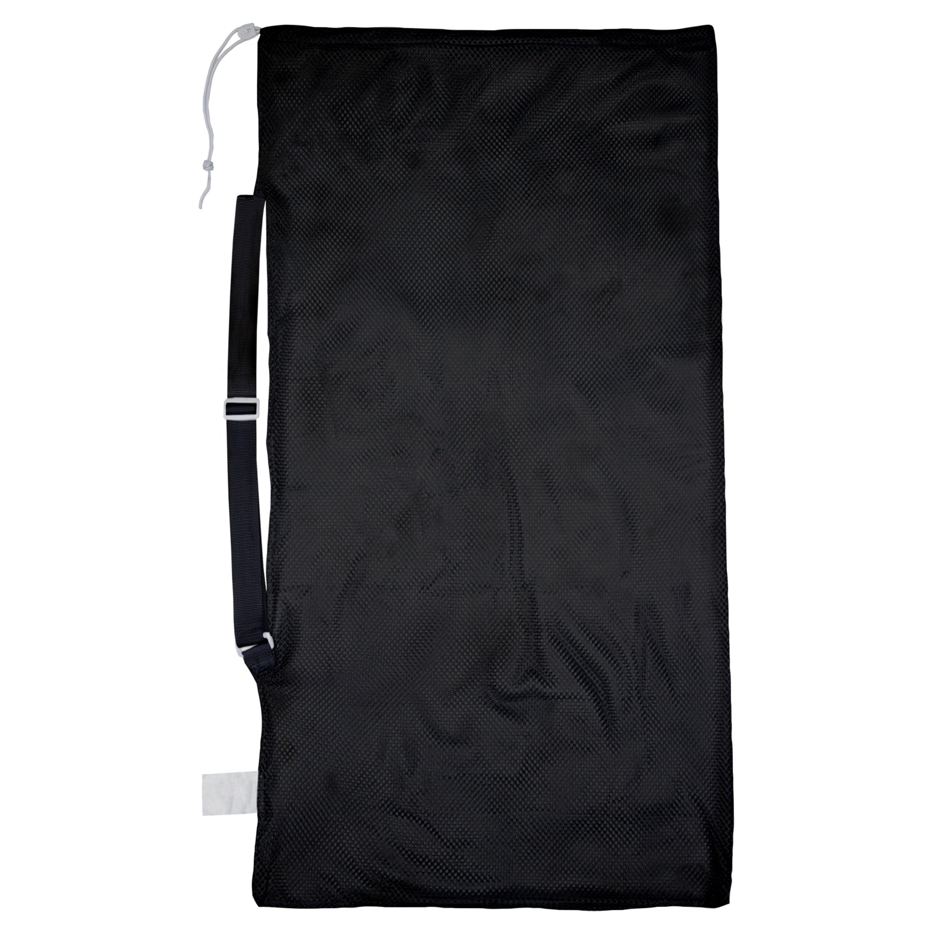 Mesh Equipment Bag w/Shoulder Strap Black