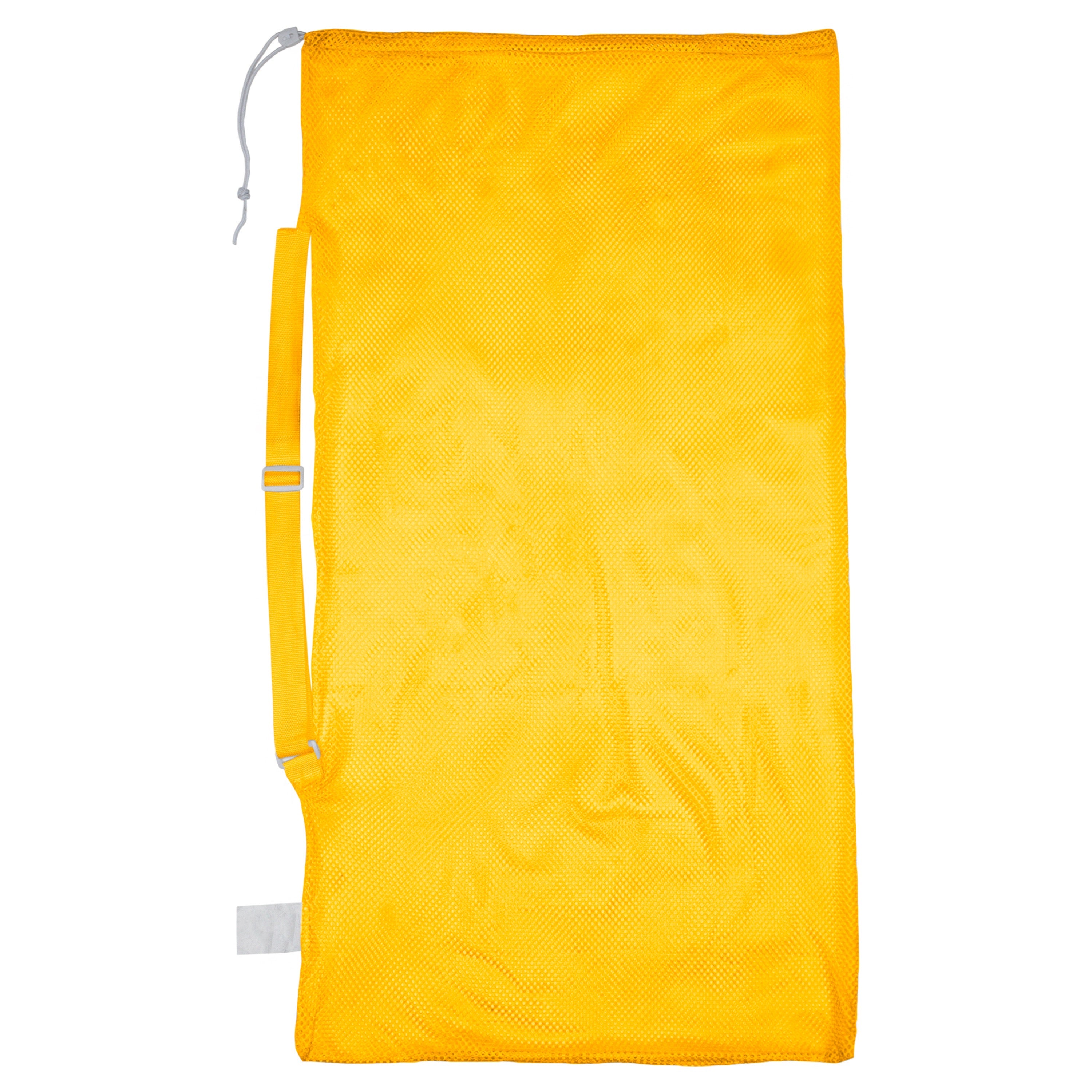 Mesh Equipment Bag w/Shoulder Strap Gold