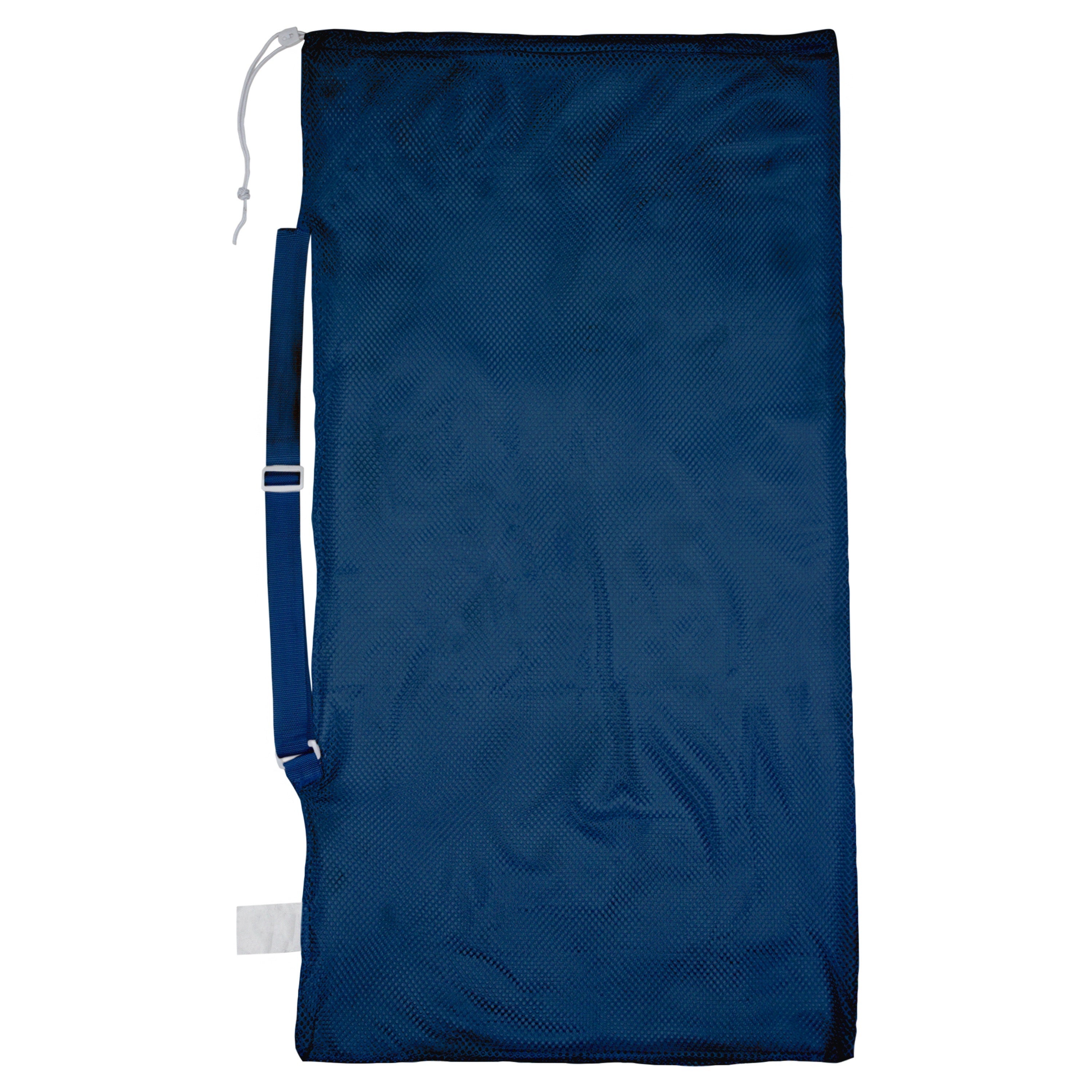 Mesh Equipment Bag w/Shoulder Strap Navy