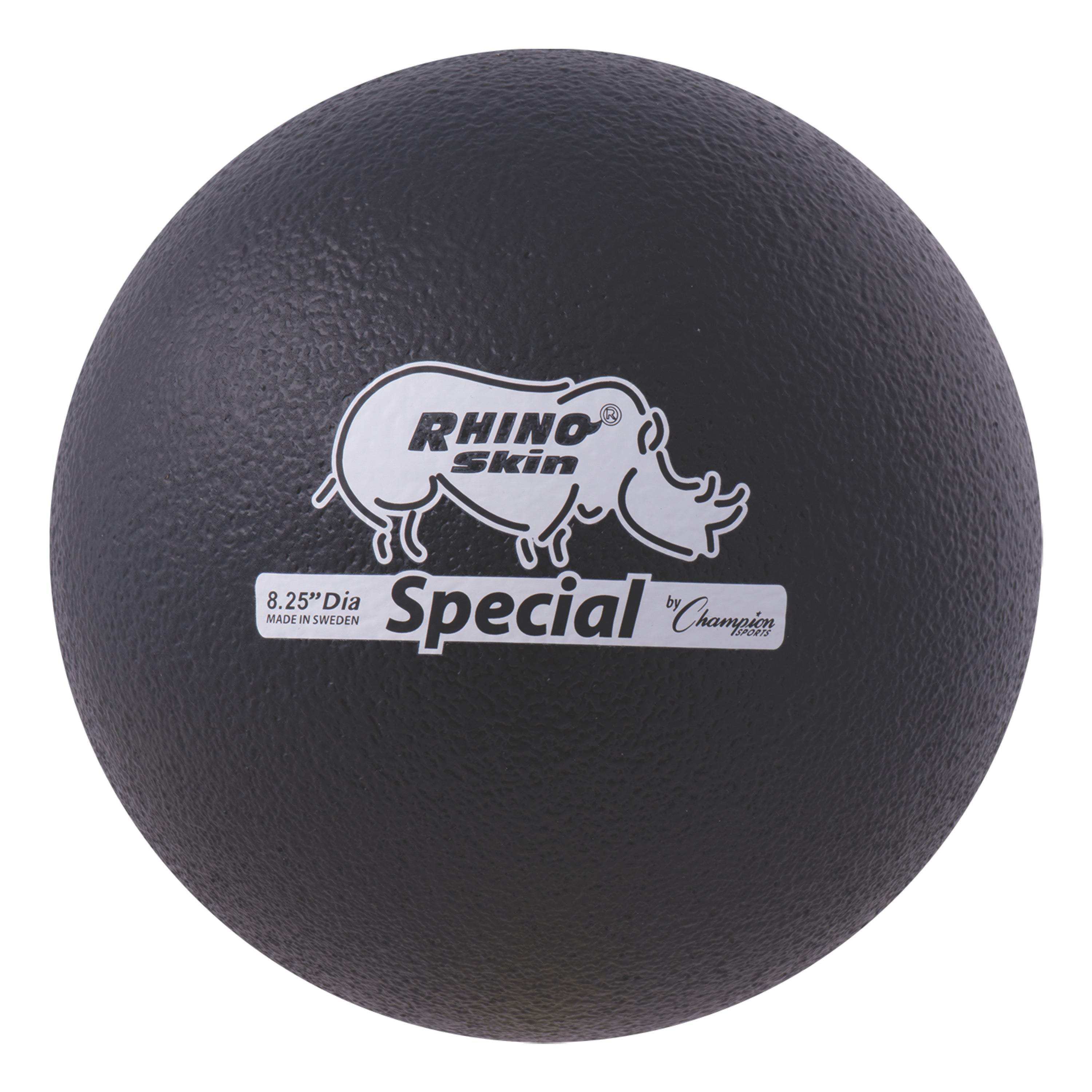 8.5" Rhino Skin Medium Bounce Dodgeball Black