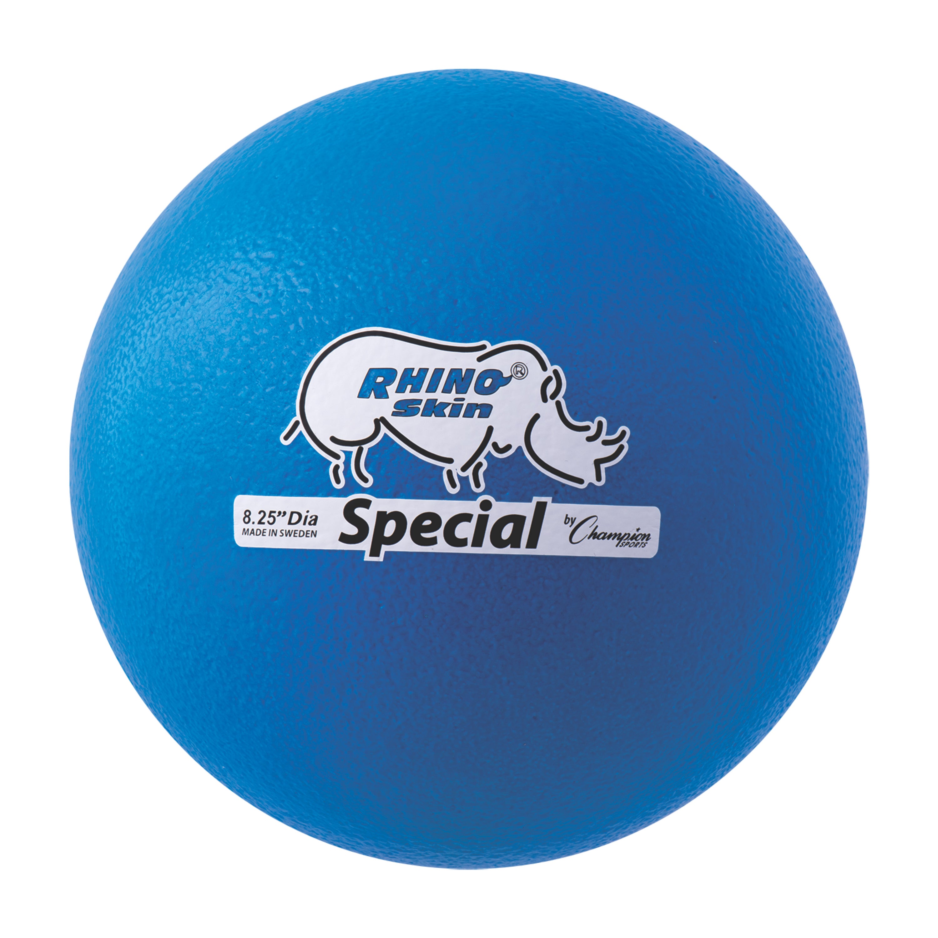 8.5" Rhino Skin Medium Bounce Dodgeball Neon Blue