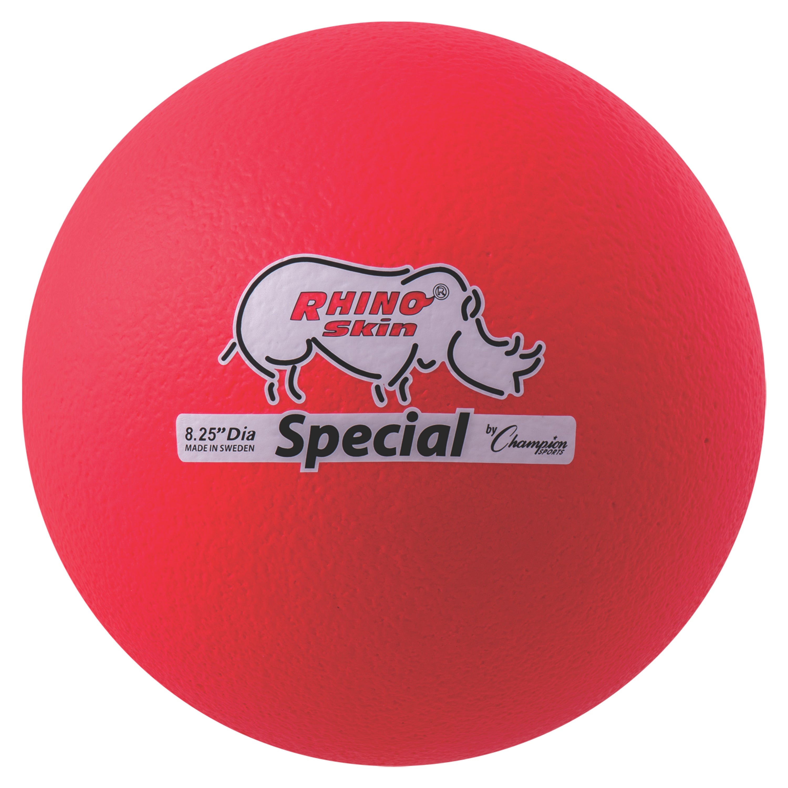 8.5" Rhino Skin Medium Bounce Dodgeball Neon Red