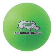 6" Rhino Skin Low Bounce Dodgeball Neon Green