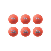 6" Rhino Skin Low Bounce Dodgeball Set Neon Orange
