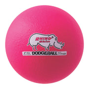 6" Rhino Skin Low Bounce Dodgeball Neon Pink