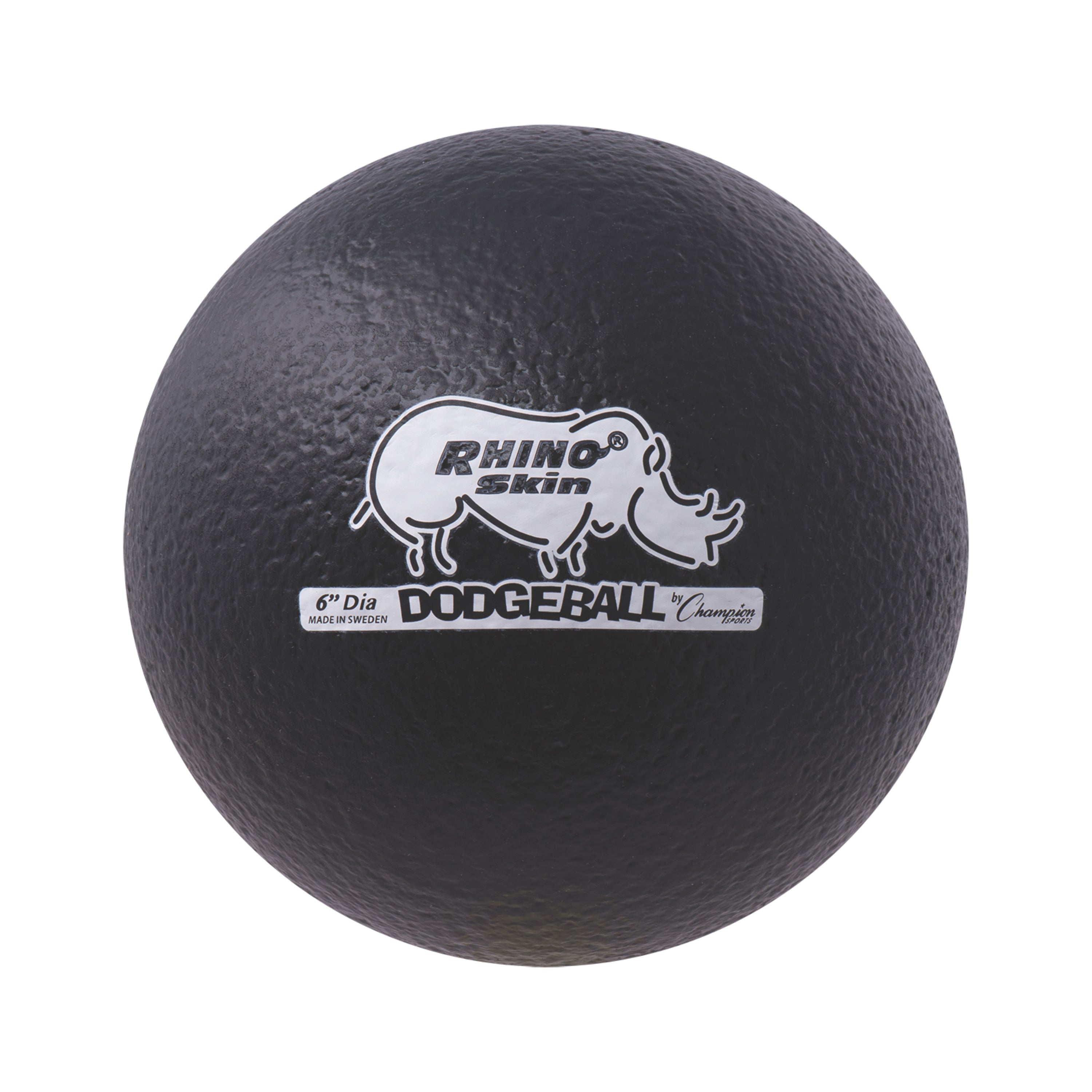6" Rhino Skin Dodgeball Black