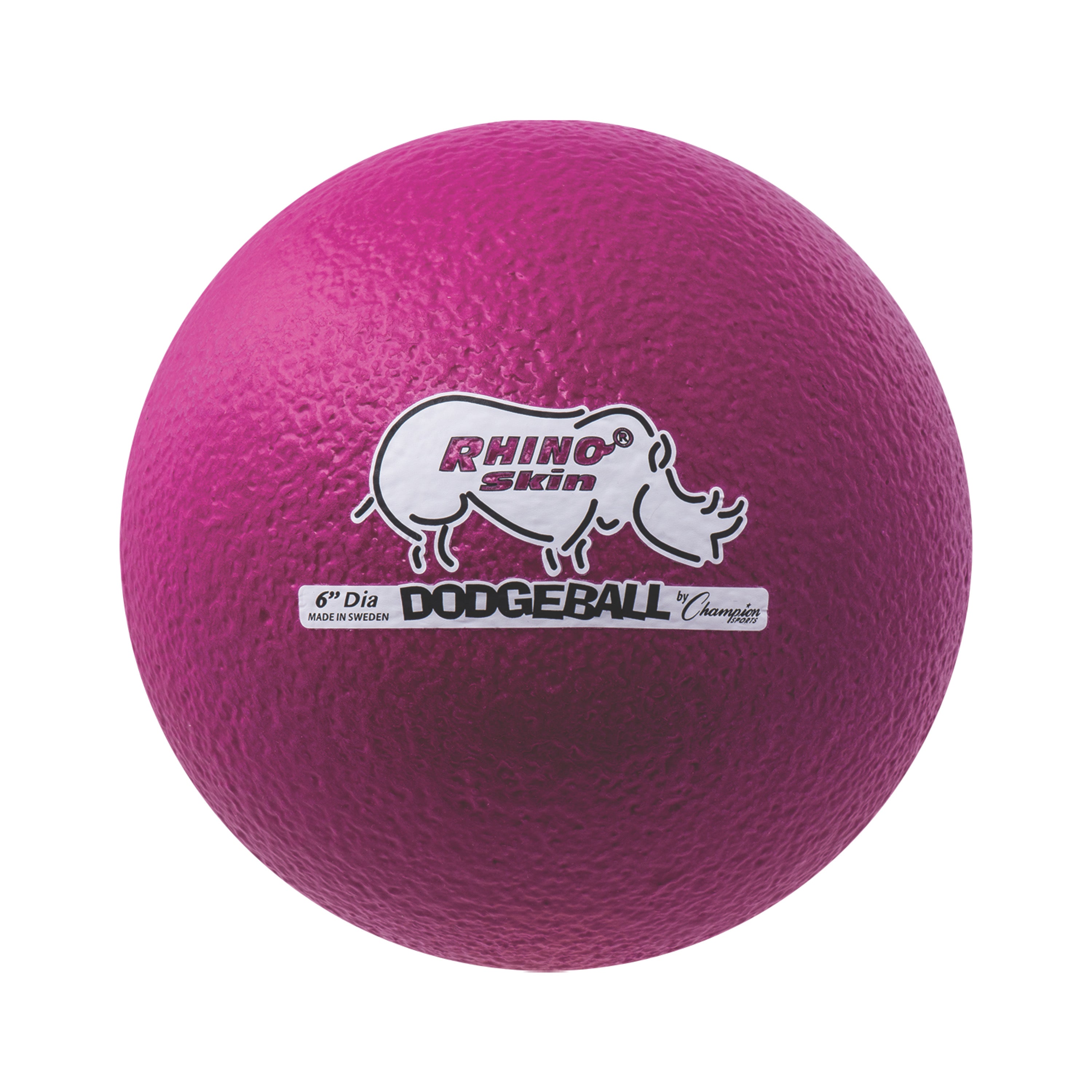 6" Rhino Skin Low Bounce Dodgeball Neon Purple