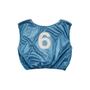 Numbered Scrimmage Vest Youth Blue