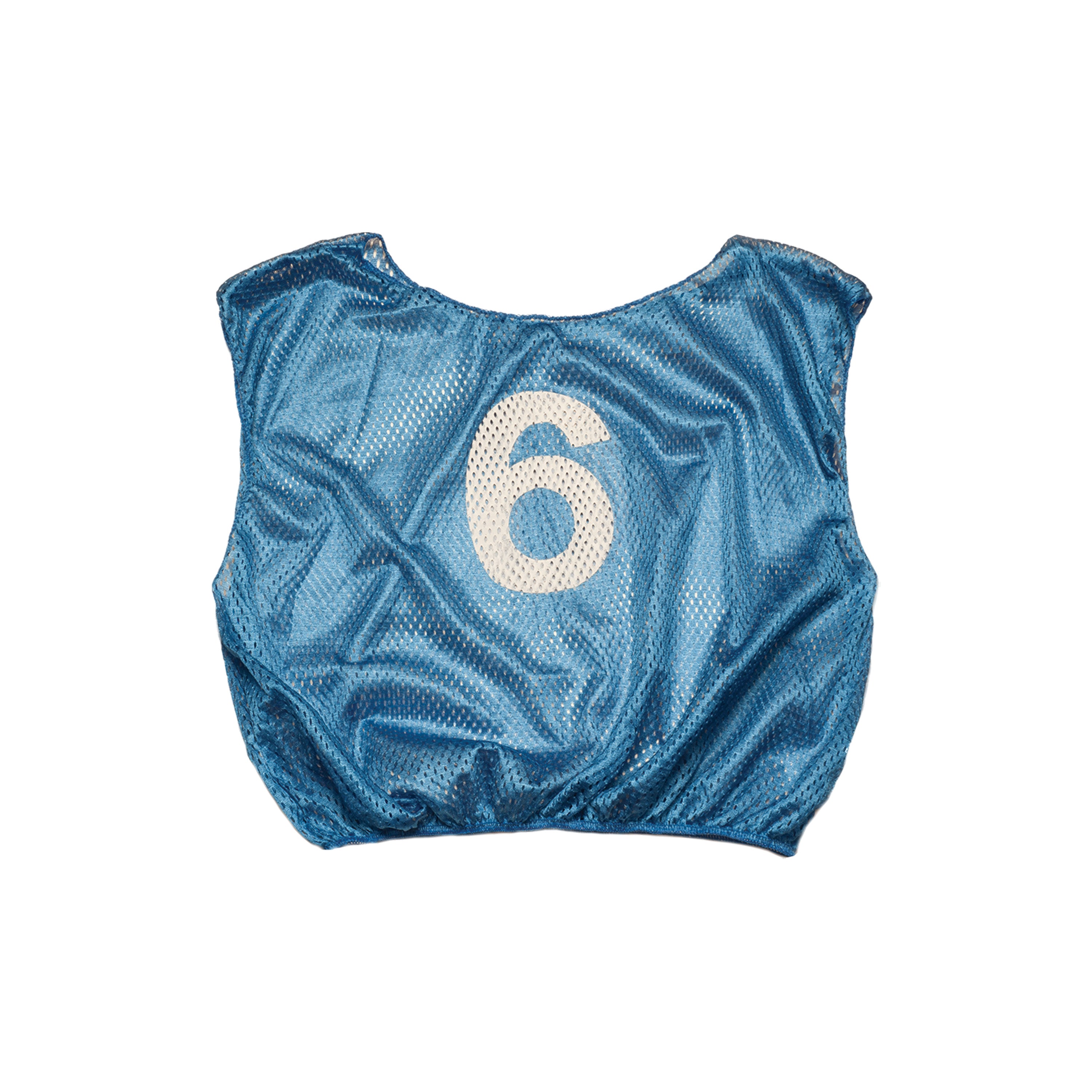 Numbered Scrimmage Vest Youth Blue