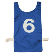 Youth Numbered Heavyweight Nylon Pinnie Blue