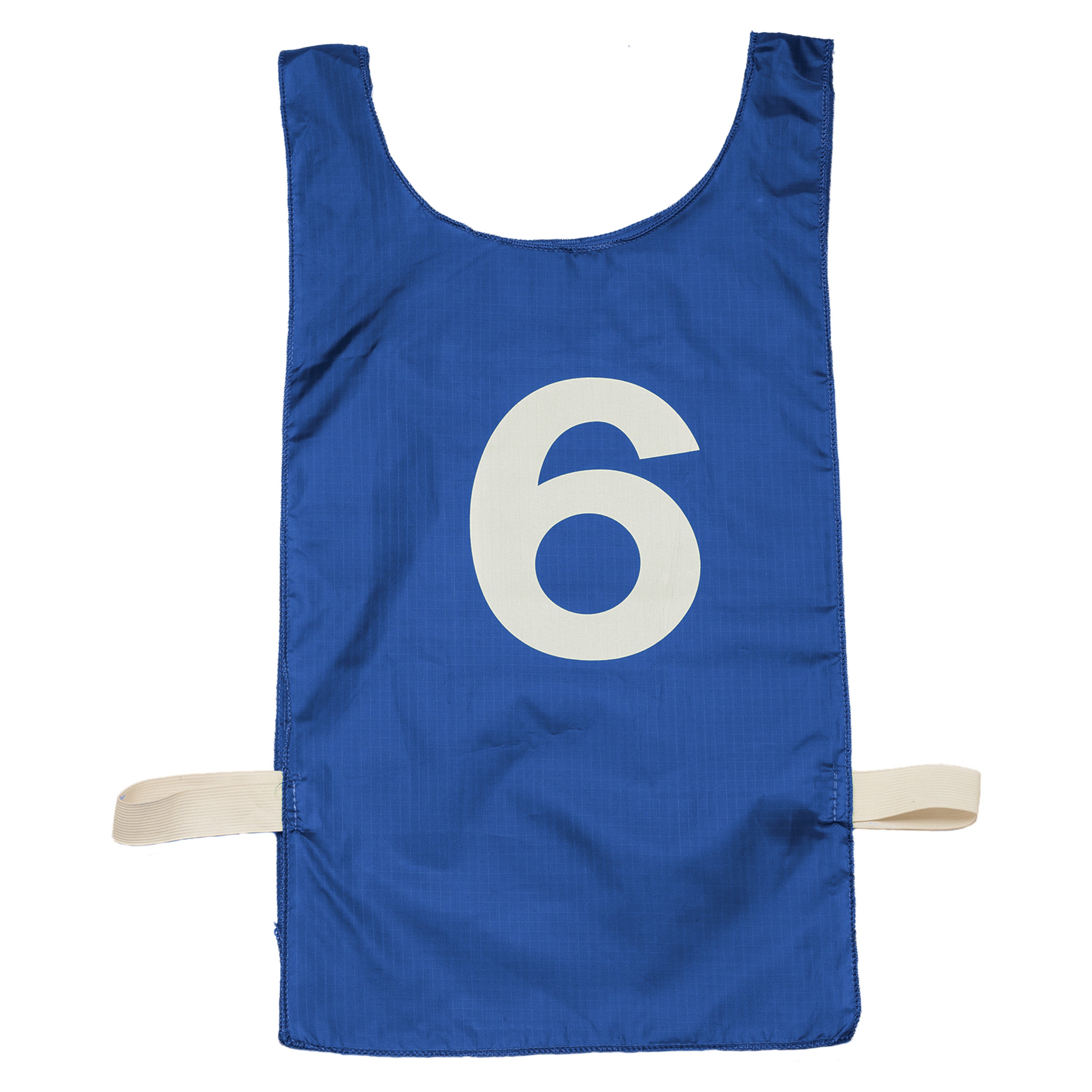 Youth Numbered Heavyweight Nylon Pinnie Blue