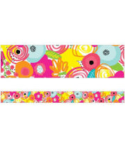 Simply Stylish Tropical Floral Straight Borders