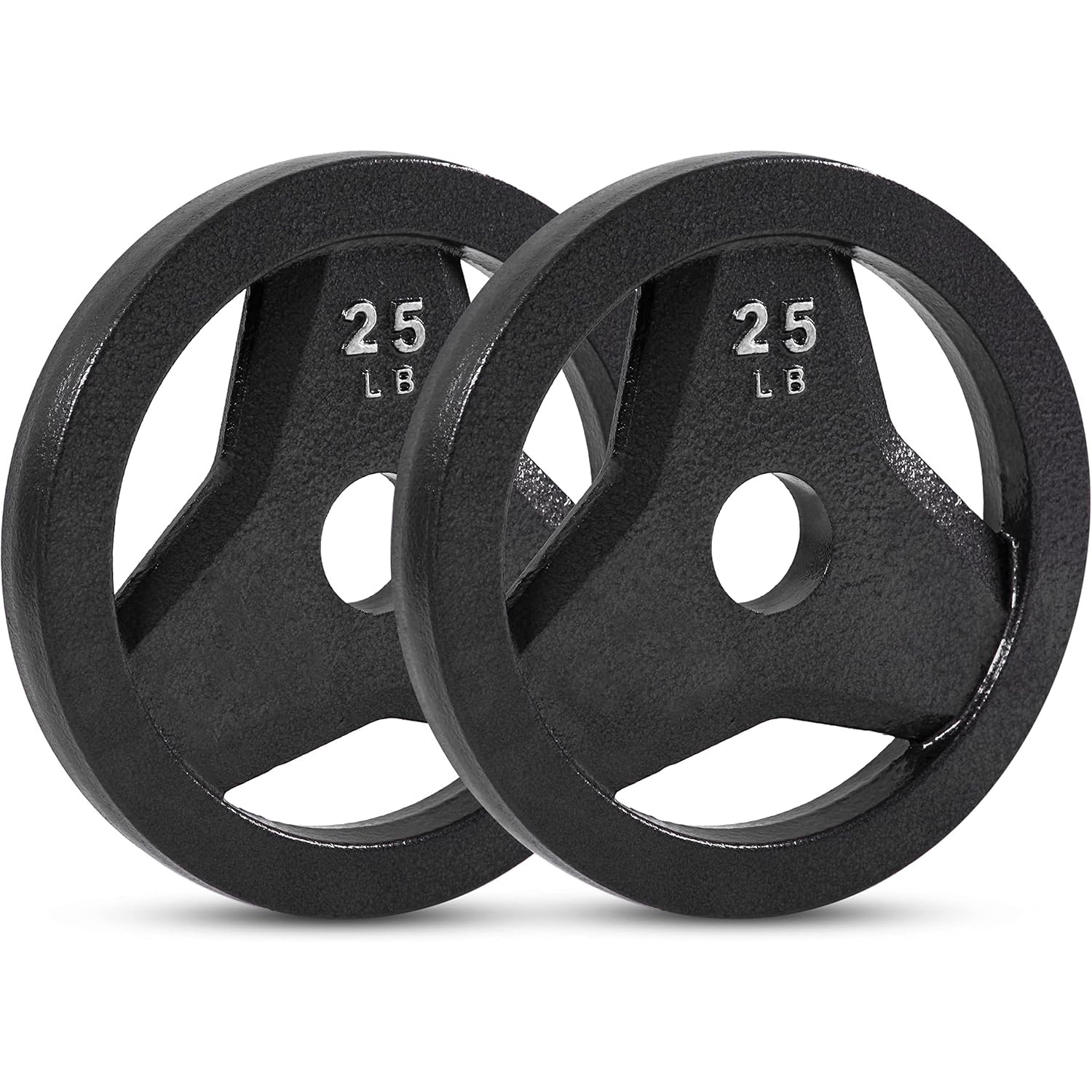 25 LB CAST IRON GRIP PLATE, SET OF 2
