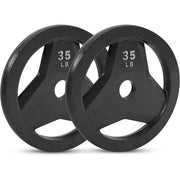 35 LB CAST IRON GRIP PLATE, SET OF 2