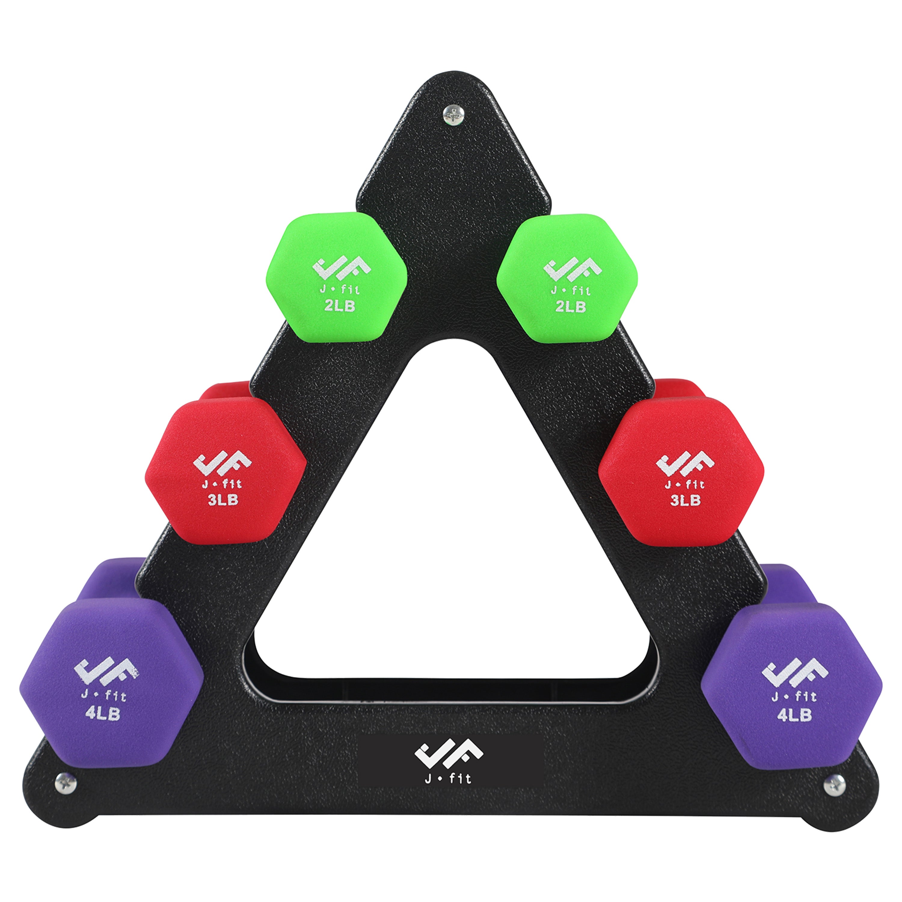 18 LB DUMBELL SET W/STAND