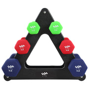 20 LB DUMBELL SET W/STAND