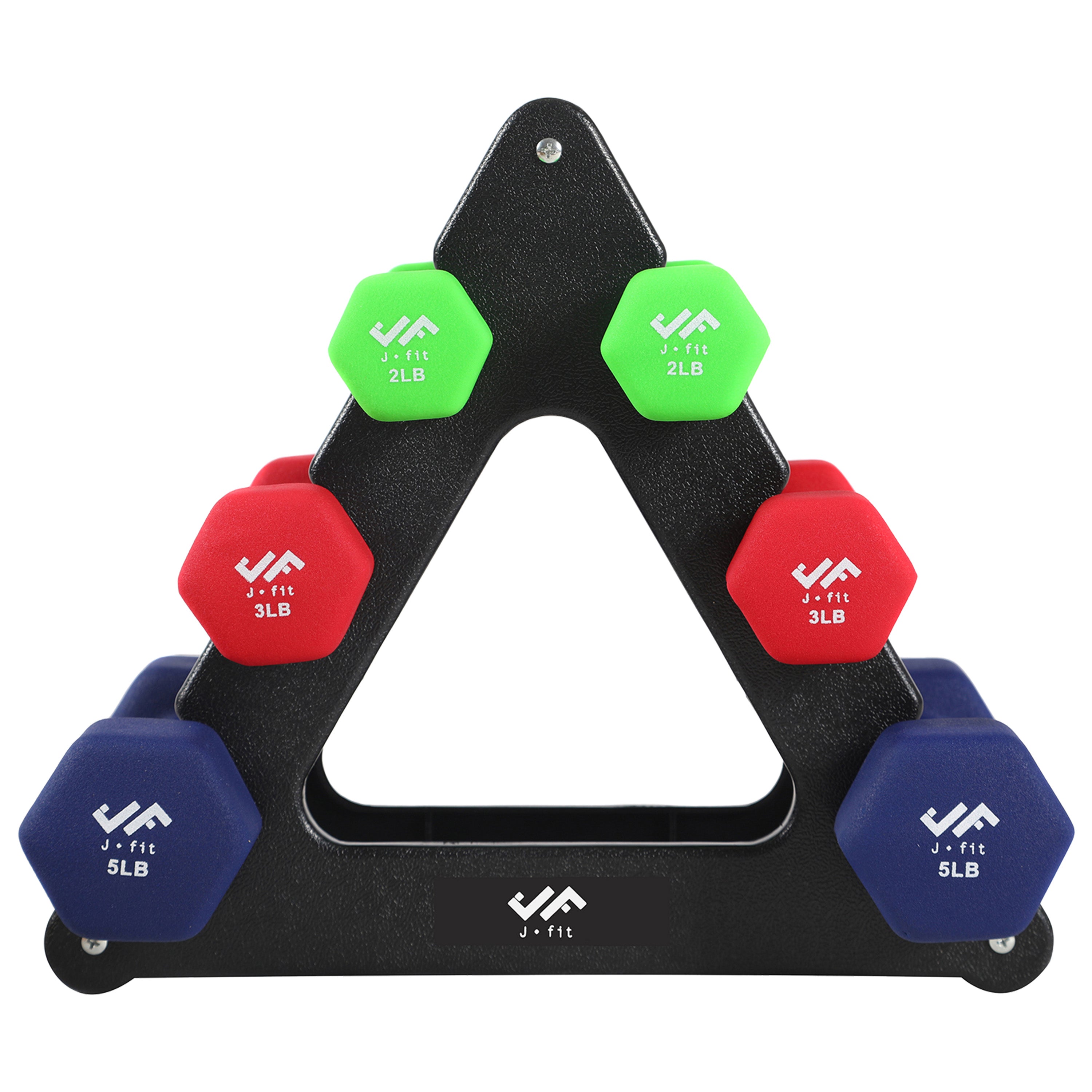 20 LB DUMBELL SET W/STAND