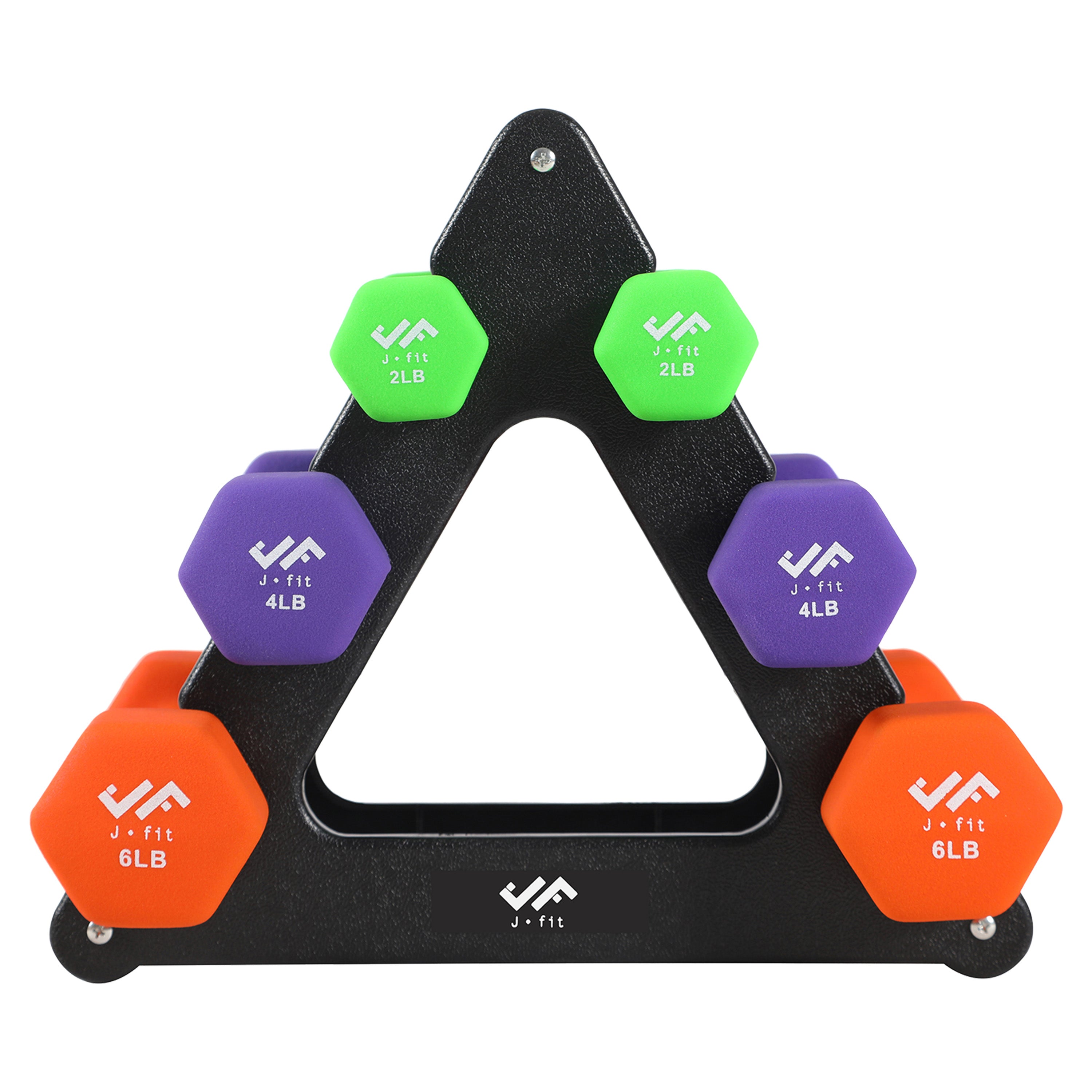 24 LB DUMBELL SET W/STAND