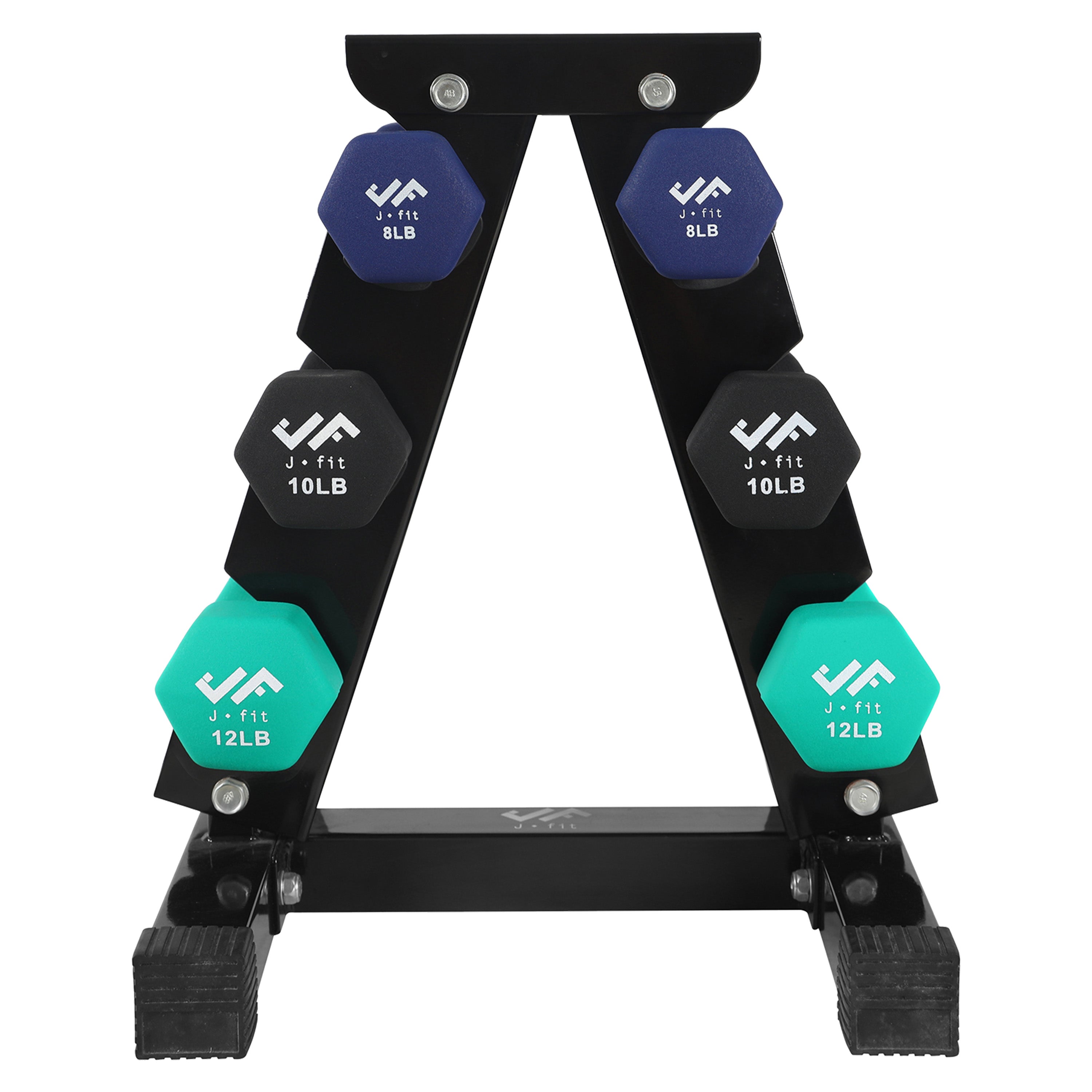 60 LB DUMBELL SET W/STEEL STAND