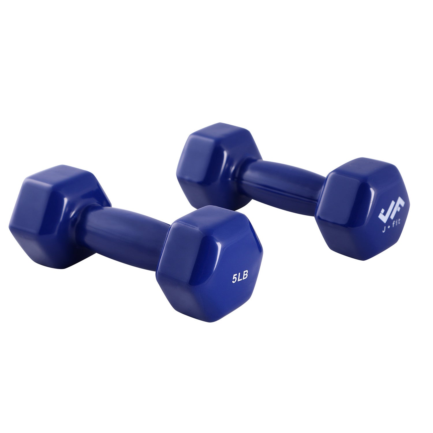5 LB VINYL DUMBELL, DARK BLUE