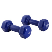 5 LB VINYL DUMBELL, DARK BLUE PAIR