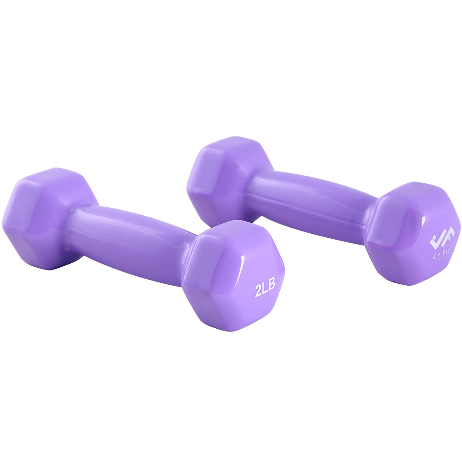 2 LB VINLY DUMBELL, LAVENDER PAIR