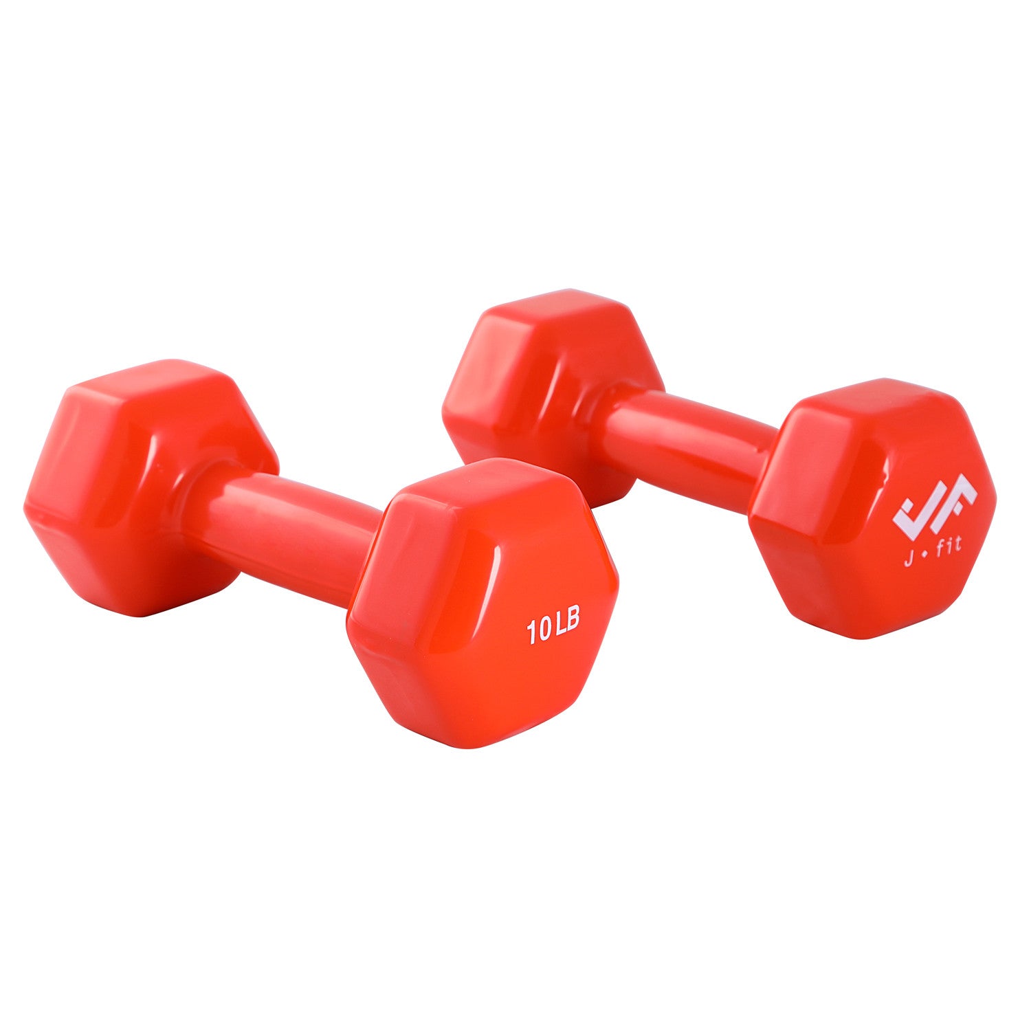 10 LB VINYL DUMBELL, ORANGE