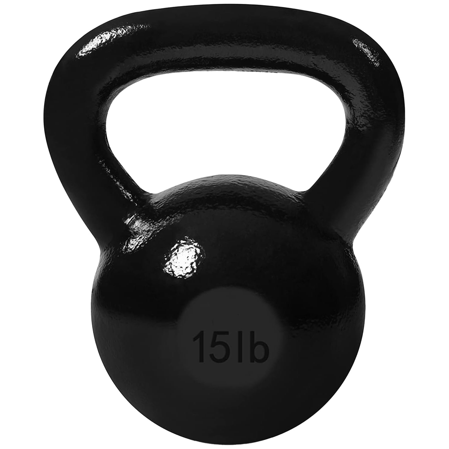 15 LB CAST IRON KETTLEBELL