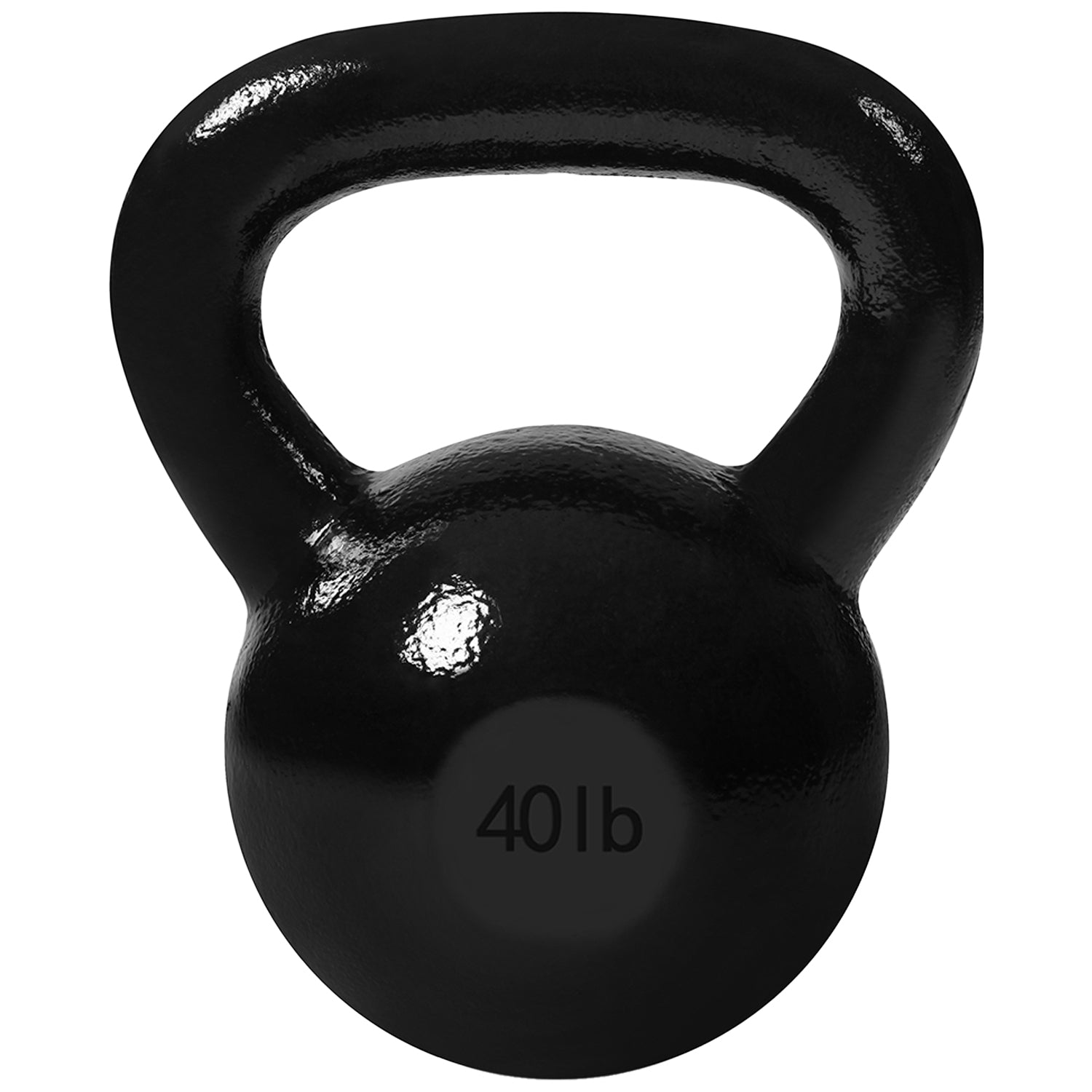 JFIT 40 LB CAST IRON KETTLEBELL