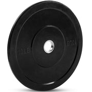 10 LB RUBBER BUMPER PLATE, BLACK