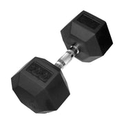 100 LB RUBBER HEX DUMBELL