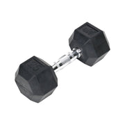 JFIT 25 LB RUBBER HEX DUMBELL