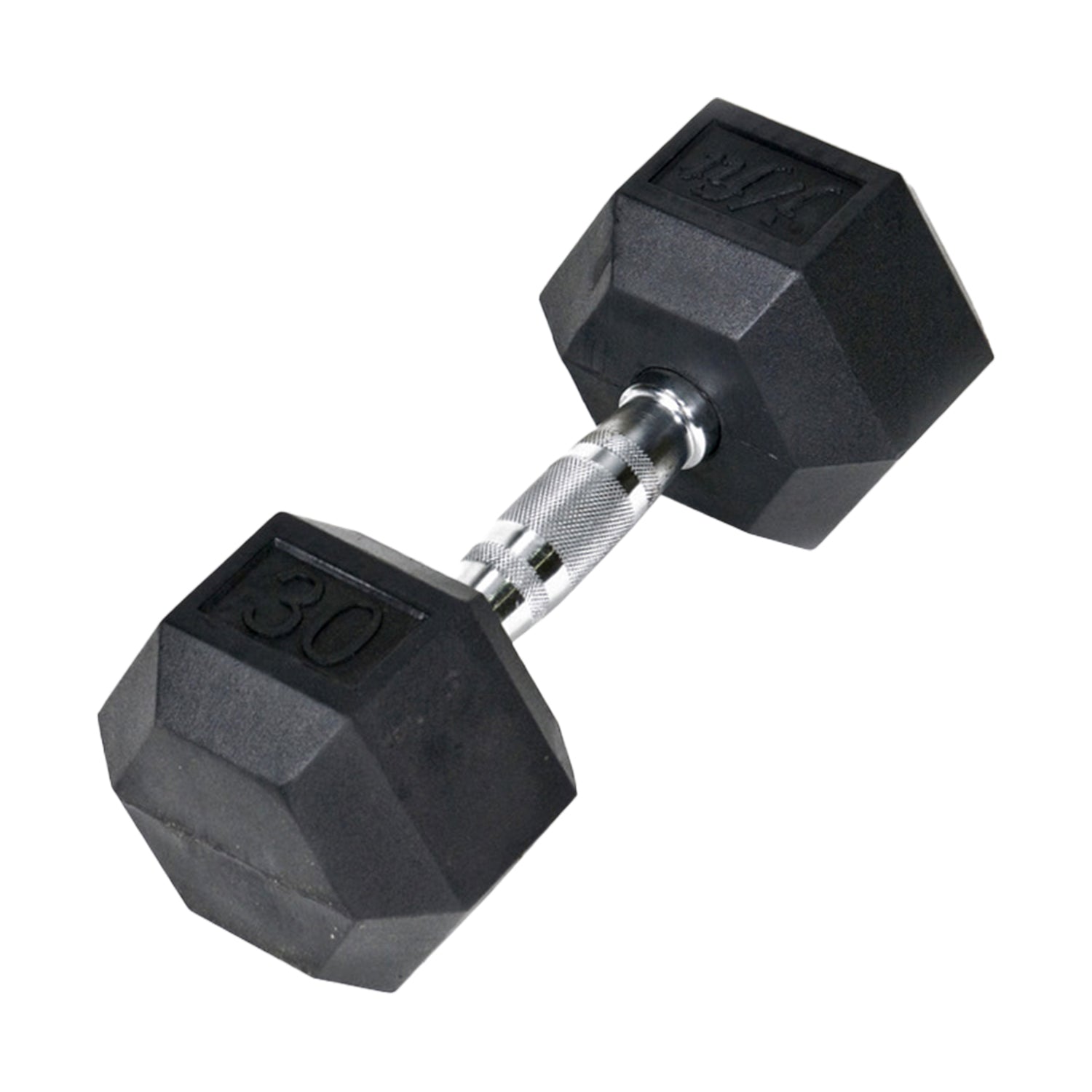 JFIT 30 LB RUBBER HEX DUMBELL