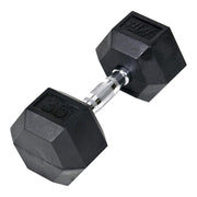 JFIT 35 LB RUBBER HEX DUMBELL