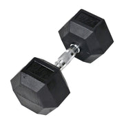 JFIT 40 LB RUBBER HEX DUMBELL