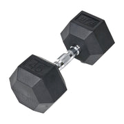 45 LB RUBBER HEX DUMBELL