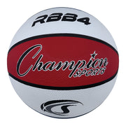 Intermediate Rubber Basketball Red/White/Blue