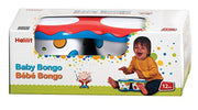 Baby Bongo Drum. Light & Robust Kids Toy Musical Instrument. 5 Pitches. Promotes Hand-Eye Coordination & Motor Skills. 12 Months+ Colours Vary, 1
