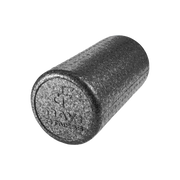 High Density Foam Roller, Solid  Black, 12"