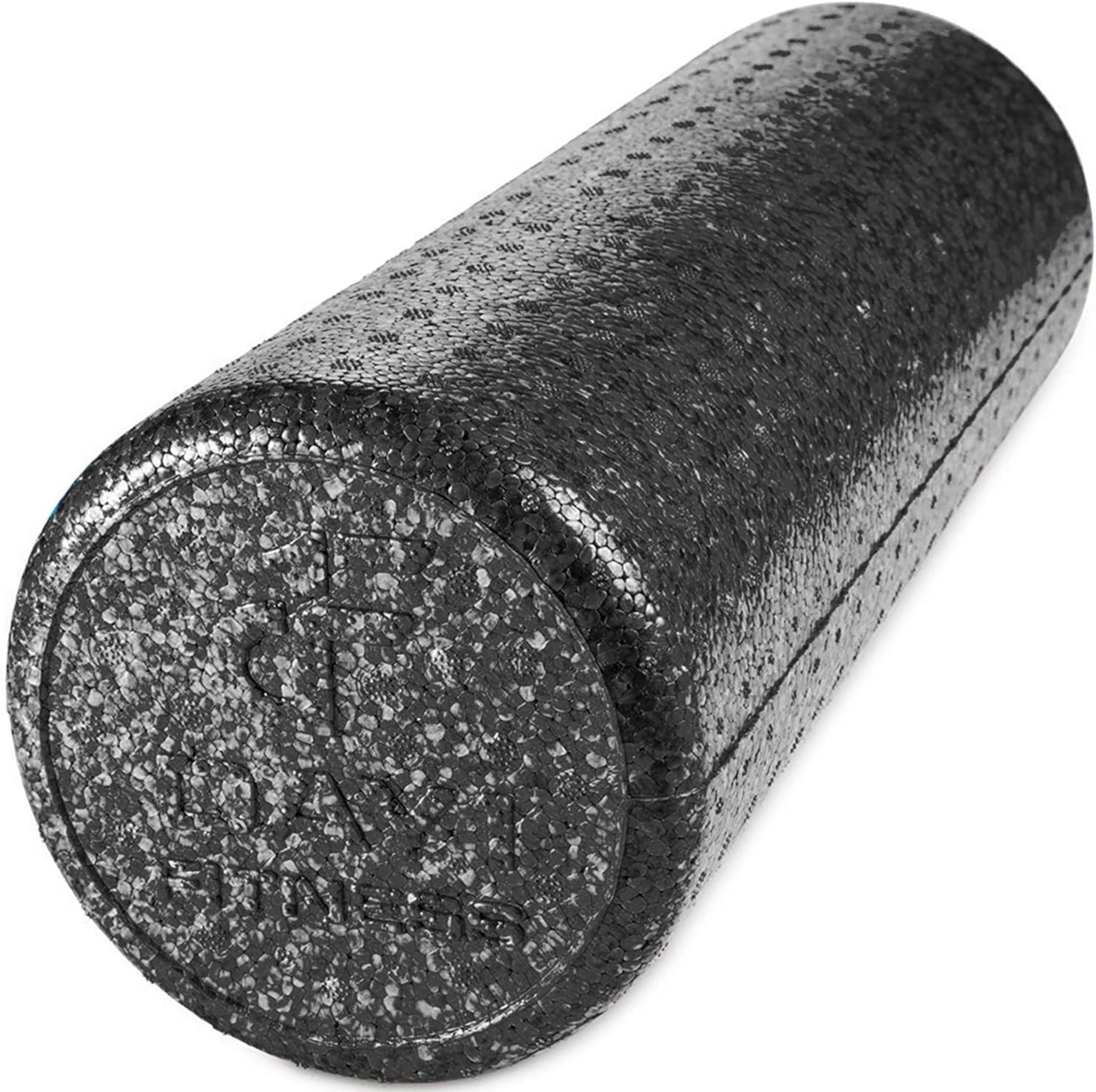 High Density Foam Roller, Solid  Black, 18"