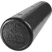 High Density Foam Roller, Solid  Black, 24"