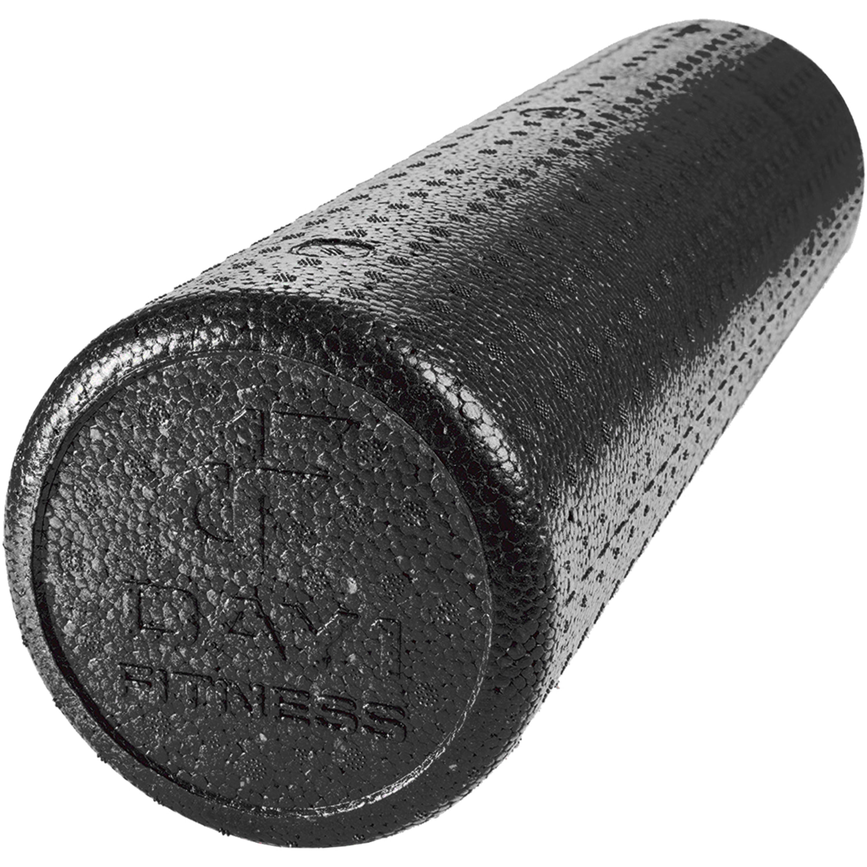 High Density Foam Roller, Solid  Black, 24"