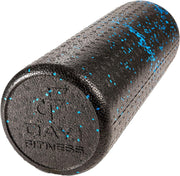 High Density Foam Roller, Speckled Blue, 18”