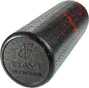 High Density Foam Roller, Speckled Red, 18”
