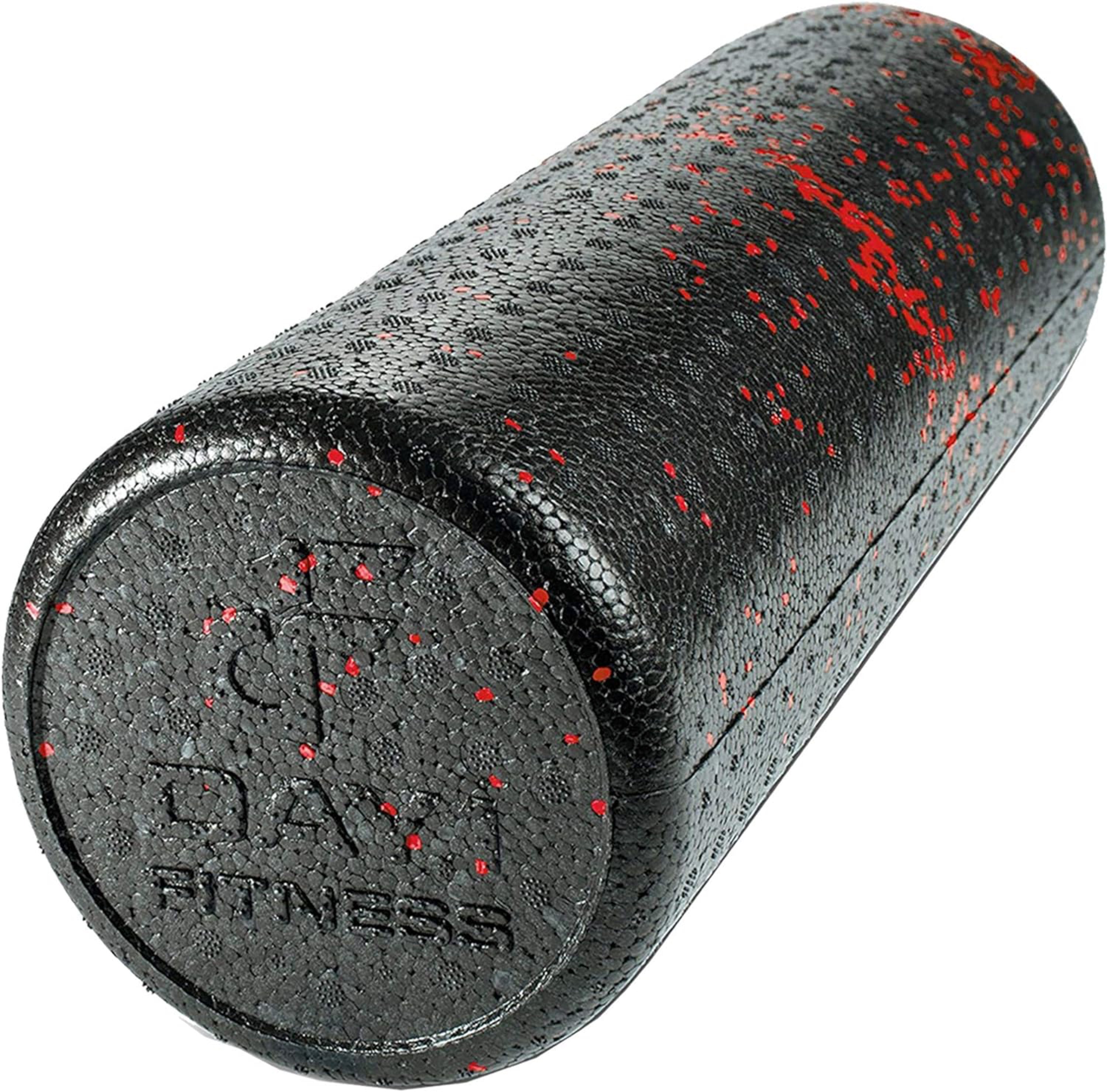 High Density Foam Roller, Speckled Red, 18”